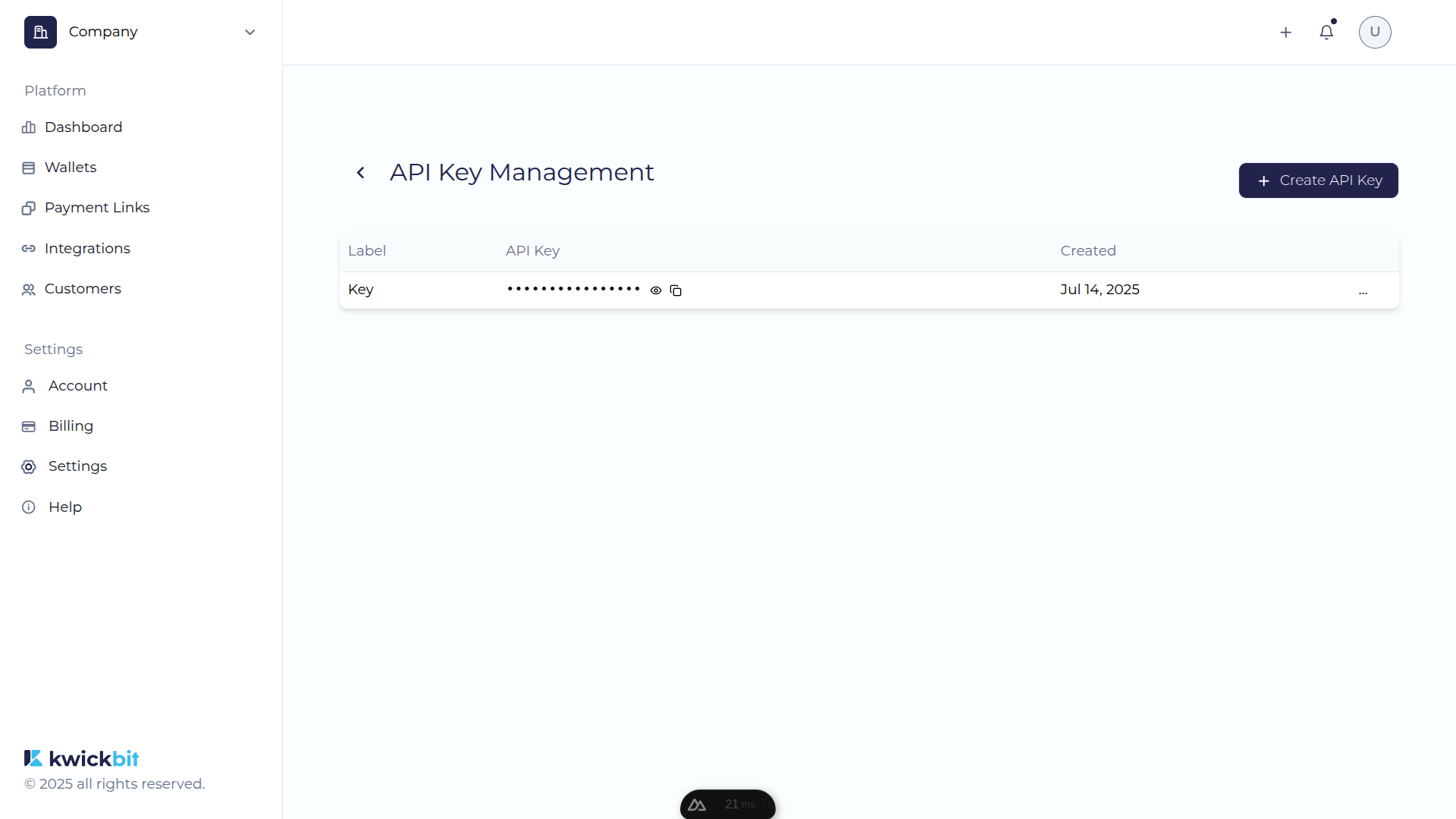 API Key Management